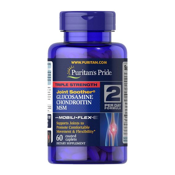 Triple Strength Glucosamine &amp; Chondroitin with MSM (60 caplets)