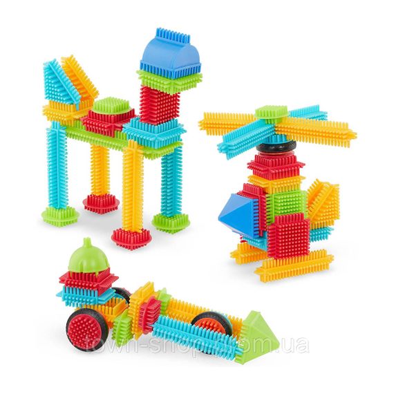 Конструктор серии Bristle Blocks - Строитель, 56 деталей | Зображення 1