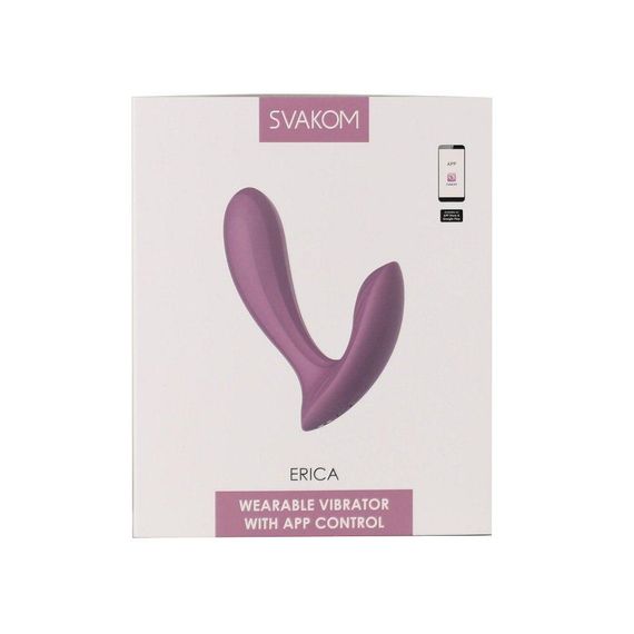 Смарт вибратор в трусики Svakom Erica Romantic Rose, очень гибкий, 2 мотора Sex Aura | Зображення 3