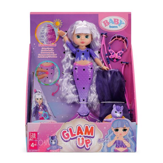 Кукла Baby Born серии Glam Up – Русалочка Аура (28 см) | Зображення 2