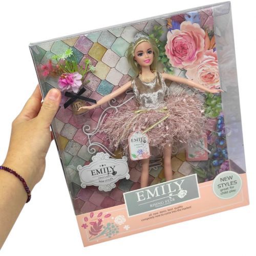 Лялька "Emily" висота 30 см, в коробці | Зображення 1