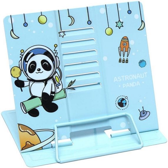 Подставка для книг "Astronaut Panda" LTS-8182(Turquoise) металлическая