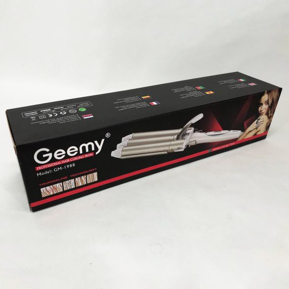 Міні плойка гофре GEMEI GM-1988-25, Плойка спіральна для завивки волосся, Стайлер OK-239 для завивки | Зображення 2