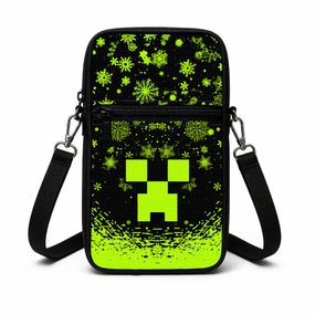 Сумка-чохол для телефону Minecraft,дитяча сумка через плече, водонепроникна міні-сумка (4755)
