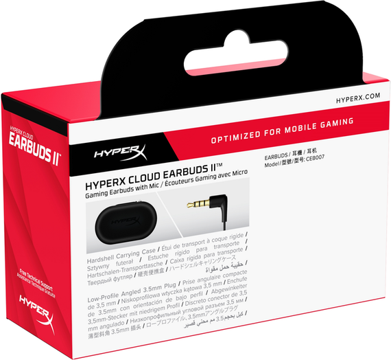 Навушники HyperX Cloud Earbuds II Black (70N24AA) | Зображення 7
