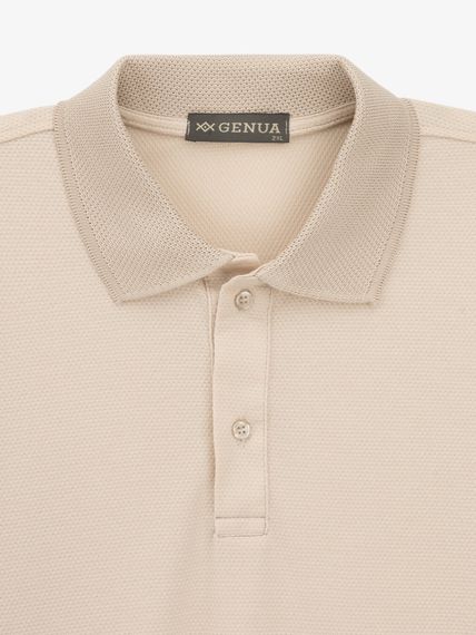 Поло однотонний чоловічий GENUA G01215-0001 S Бежевий shop (2000999620447) | Зображення 1
