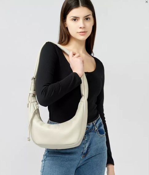 Сумка жіноча Sambag HOBO S білий 30 х 13 х 8 см (53100030) | Зображення 2