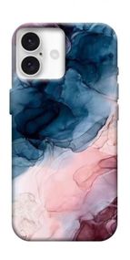 Чохол з картинкою Рожево-блакитні розводи для Apple iPhone 16 (6.1")