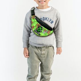 Сумка-бананка "Minecraft" с  принтом ,32х15см,детская,молодежная (00005)