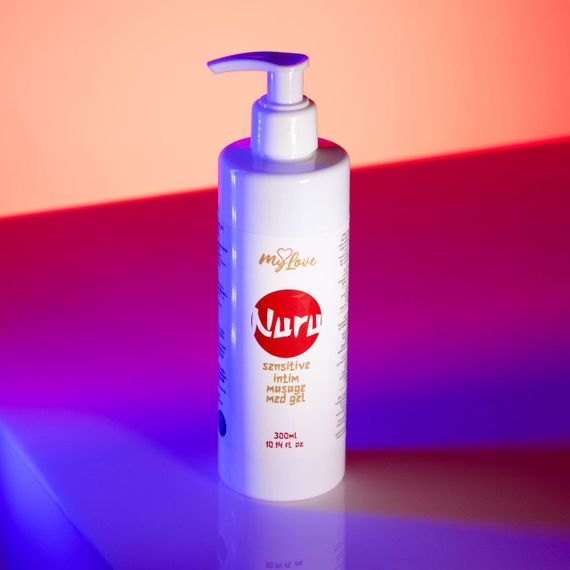 Гель для нуру масажу - MyLove Nuru Sensitive Intim Masage Med Gel, 300 мл Sex Aura | Зображення 2