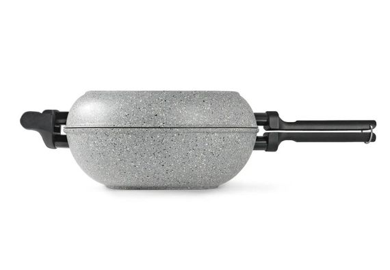 Сковорода подвійна Flonal Dura Induction Rocky Twins 28 см з решіткою (RKIWP2830) | Зображення 9