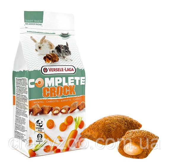 Ласощі для гризунів і кроликів Versele-Laga Complete Crock Carrot з морквою 50 г 613030