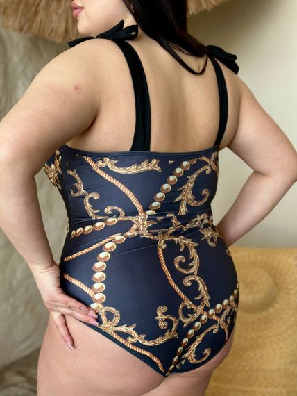 Суцільний купальник PLUS SIZE з парео | Зображення 2
