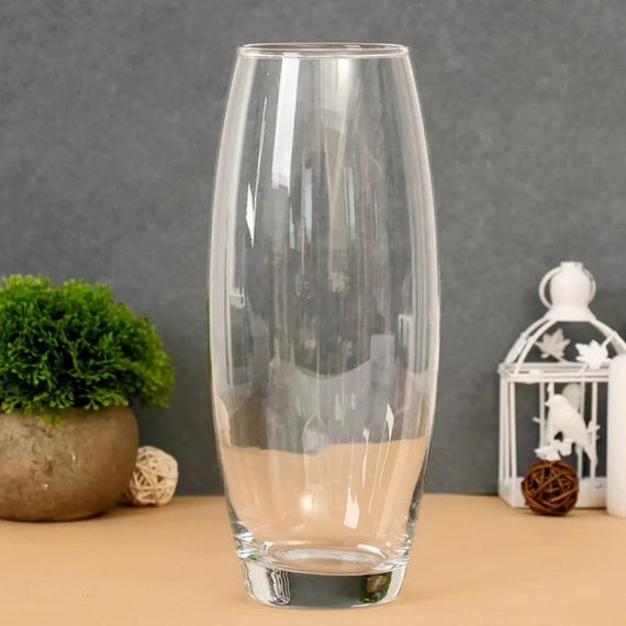Ваза стеклянная для цветов Pasabahce Flora 26 см 43966 | Зображення 1