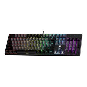 Клавіатура Ігрова Fantech ATOM  MK886V2 Blue Switch Колір Сiрий/Чорний