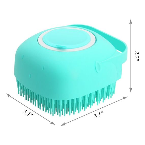 Універсальна силіконова щітка для масажу, миття посуду, купання Silicone Massage Bath Brush | Зображення 5