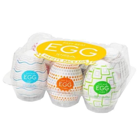 Набор мастурбаторов-яиц Tenga Egg Variety Pack - Standard (6 шт) Sex Aura