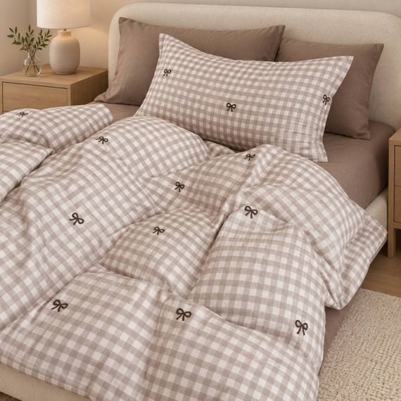 Постельное белье евро из велюра и фланели Koloco Print 9 22245 200х230 см