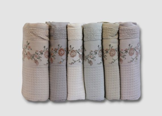 Набір рушників Pupilla 50х90 см Gardenya лицеві 6 шт. | Зображення 1