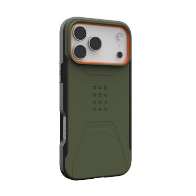Чехол для мобильного телефона UAG iPhone 17 Pro Max Civilian MagSafe Olive/Orange (114546117297) | Зображення 9
