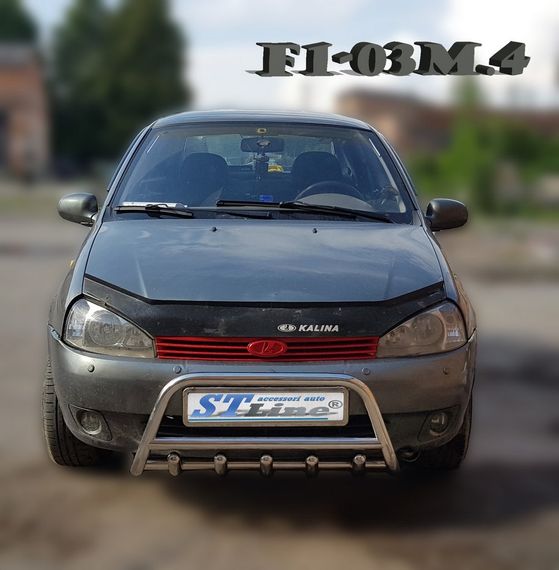 Кенгурятник WT003 (42мм, нерж) для Lada Kalina | Зображення 1