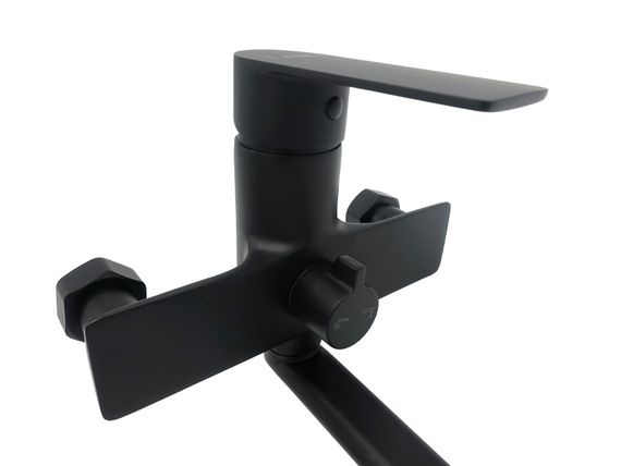 Змішувач для ванни довгий вилив AIM чорний матовий DG01153 (matte black) | Зображення 5