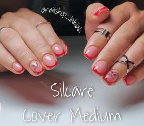 Гель для наращивания ногтей Польша LED Cover Medium 1кг