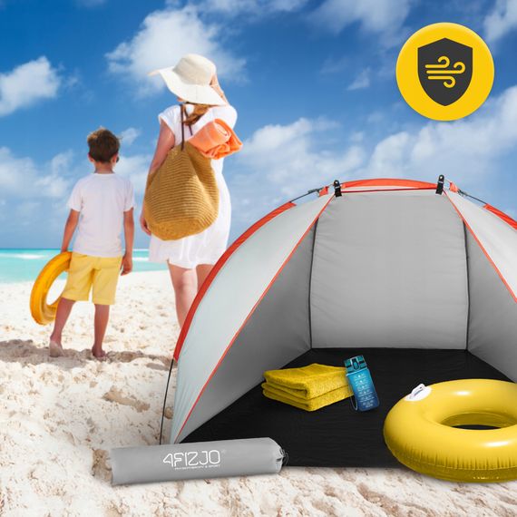 Намет пляжний 4FIZJO 200 x 115 см Grey (P-5905973401449) | Зображення 7