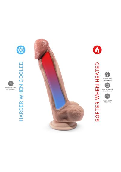 Фалоімітатор SilexD Tomas Premium Real Skin Flesh (9in MODEL 1), ультрареалістик, діаметр 5 см | Зображення 4
