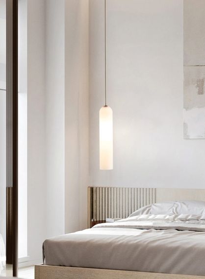 Люстра підвісна на 1 лампочку 27090 Латунь 45-200х10х10 см. | Зображення 4