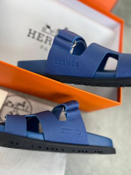 Сланці Hermes Chepre Blue чоловічі сині ob414 | Зображення 5