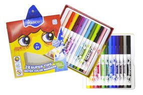 Водяні фломастери Marco 1630-24CB, 24 кольори Super Washable