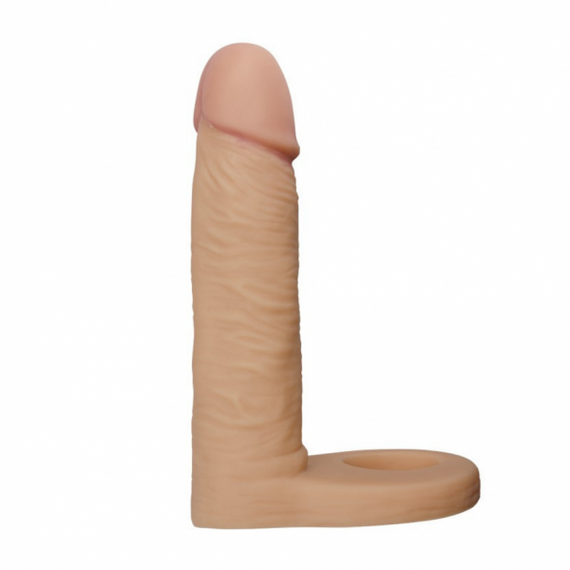 Тілесна насадка для подвійного проникнення The Ultra Soft Double 14 см sexstyle | Зображення 2