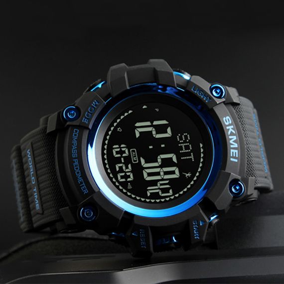 Skmei 1356BU Black-Blue Compass | Зображення 3