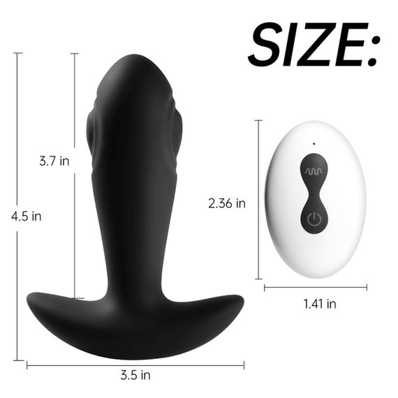 Анальна пробка - Dual Tapping Anal Plug | Зображення 3