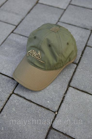 Бейсболка Helikon-Tex Logo Cap – PolyCotton Ripstop Olive Green/Adaptive Green | Зображення 2