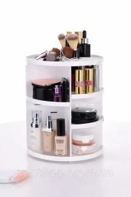 Поворотний органайзер для косметики 360 Rotation Білий