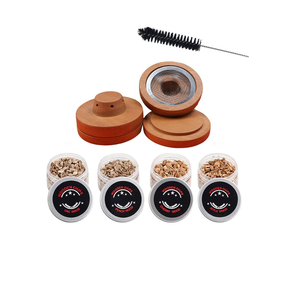 Набор для создания коктейльного дыма Cocktail Smoker Kit + 4 вида дыма, Коричневый