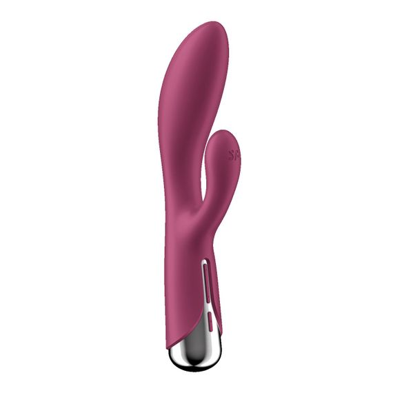 Вібратор-кролик з ротацією Satisfyer Spinning Rabbit 1 Red, 3 мотори | Зображення 4