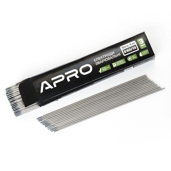 Електроди зварювальні Е 60/13 5 кг 3 мм APRO 6999081 | Зображення 1