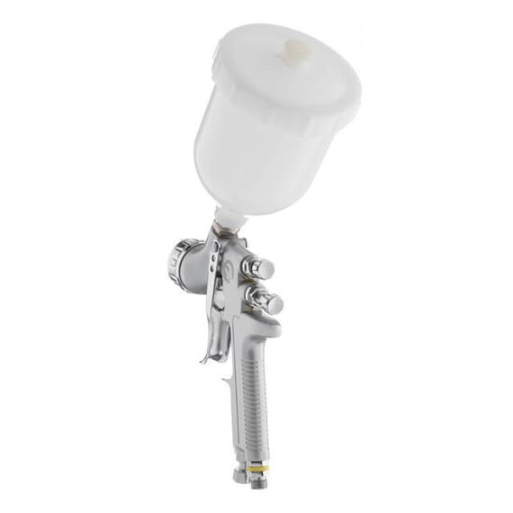 Фарбопульт пневматичний LVMP професійний, верхній пластиковий бачок INTERTOOL PT-01151 | Зображення 2