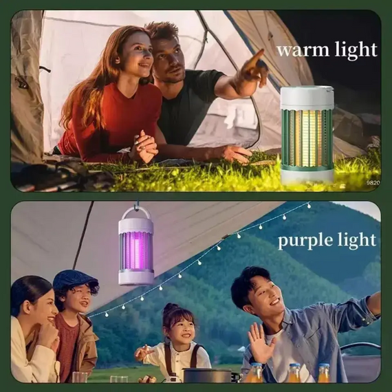 Лампа відлякувач комарів і комах з USB Camping Mosquito Lamp, знищувач комах для дому | Зображення 9