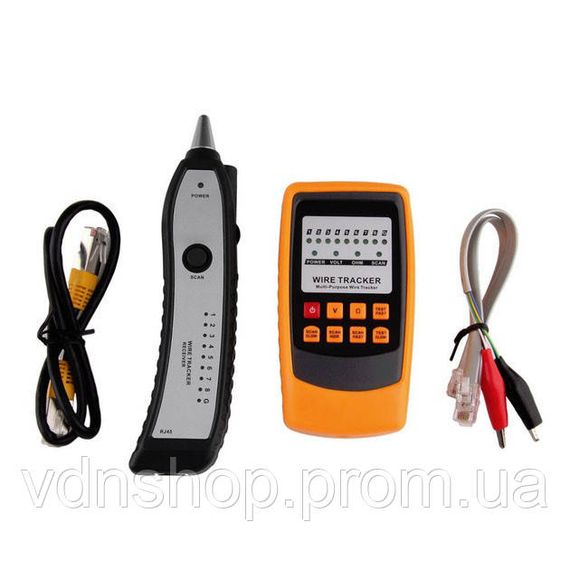 Кабельний LAN тестер трасошукач Веnеtесh GМ 6О з роз'ємами RJ-11 і RJ-45 шукач дротів індикатор проводки EJ-69 | Зображення 8