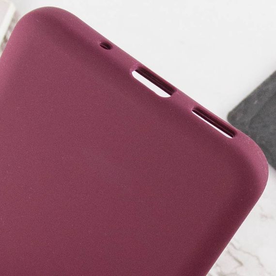 Чехол Silicone Cover Lakshmi Full Camera (AAA) для Xiaomi Redmi 12C Бордовый / Plum | Зображення 6