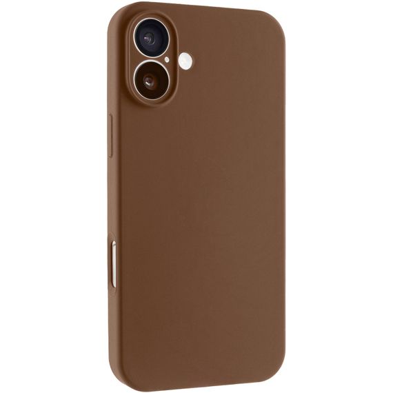 Чохол Silk Full Camera Protective (AA) NO LOGO для Apple iPhone 16 Plus (6.7") Коричневий / Brown