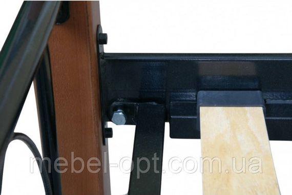 Двуспальная металлическая кровать Lucca 1400x2000 мм beige, код E1915 | Зображення 4