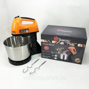 Міксер зі швидкостями і насадками Domotec R6637O 250 W, Міксер для хлібного тіста TV-36