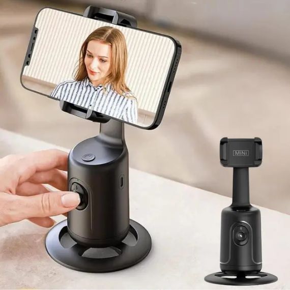 Розумний монопод P01 з датчиком руху Акумуляторний стабілізатор для телефону настільний смарт штатив | Зображення 4