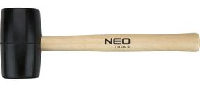 Киянка резиновая NEO 50 мм, 340 г, рукоятка деревянная (25-061)