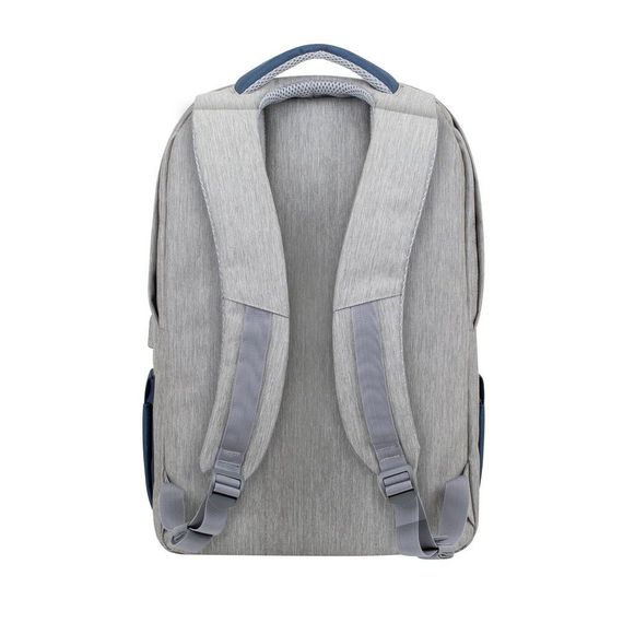 Рюкзак городской Rivacase 7567 Grey/Dark Blue 30.5х48х15 см серый с темно-синим | Зображення 1